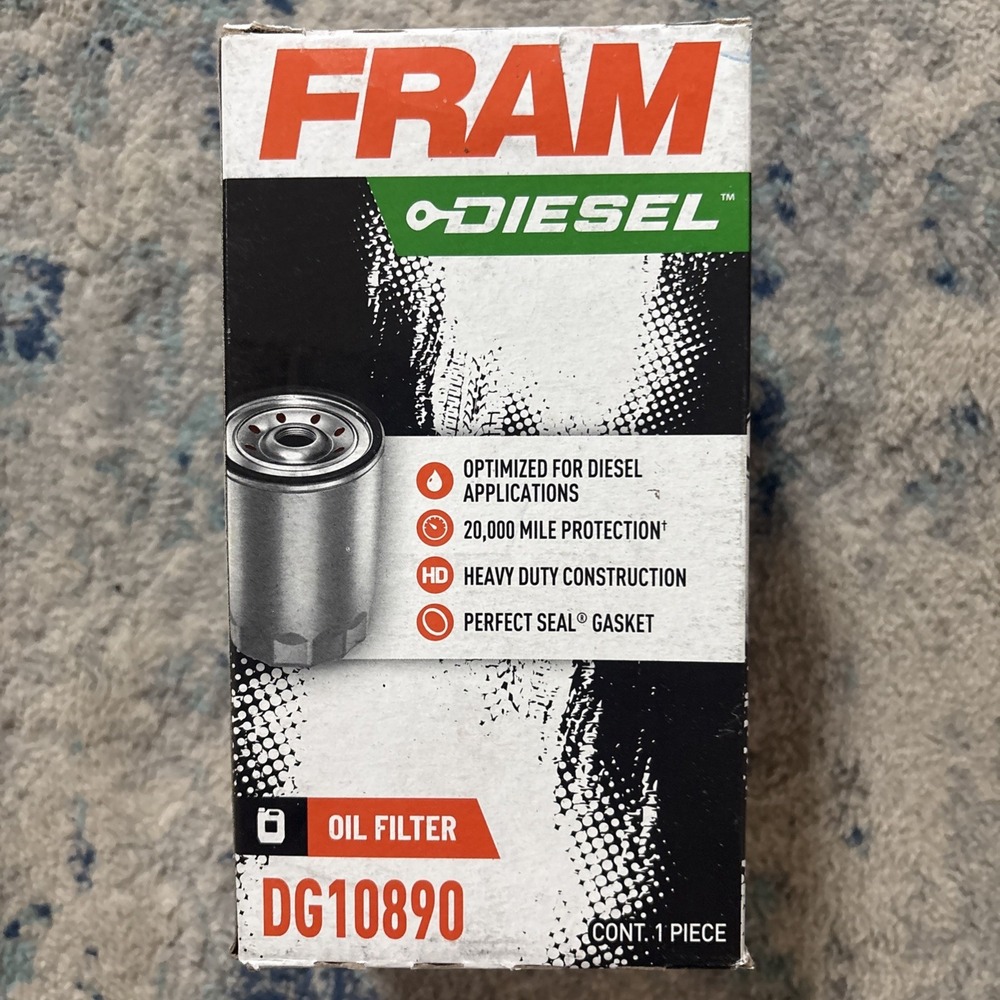 Fram Diesel Oil Filters DG10890 New